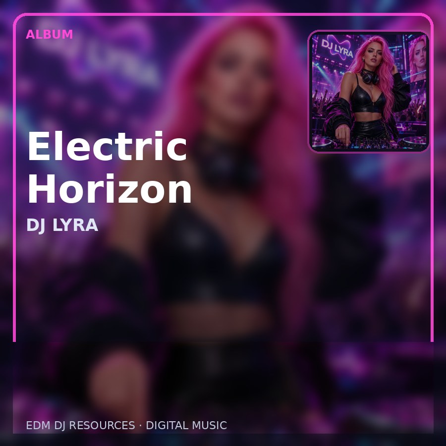 Electric Horizon illustrated album artwork