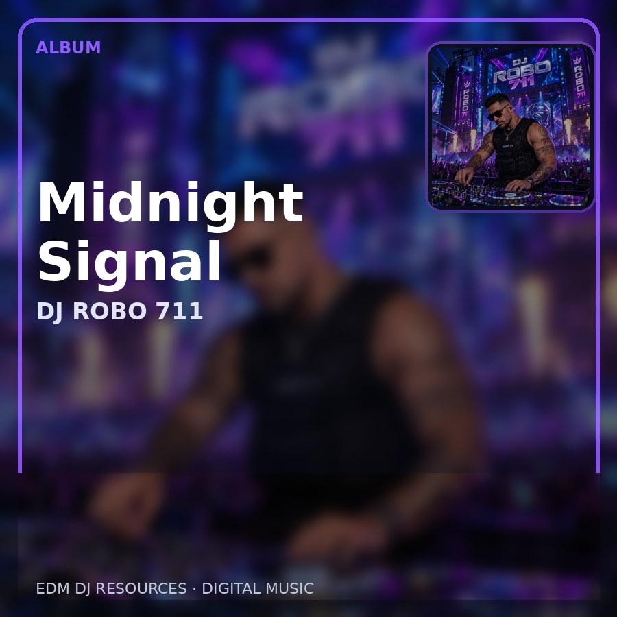 Midnight Signal illustrated album artwork