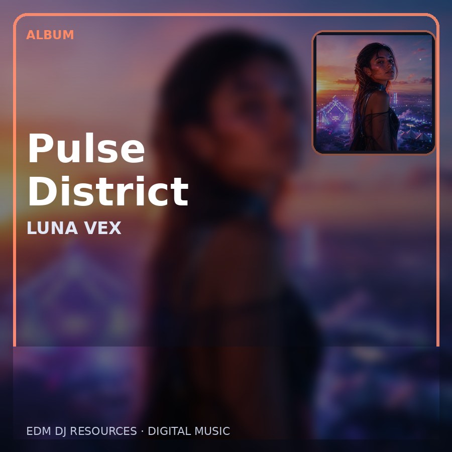 Pulse District illustrated album artwork