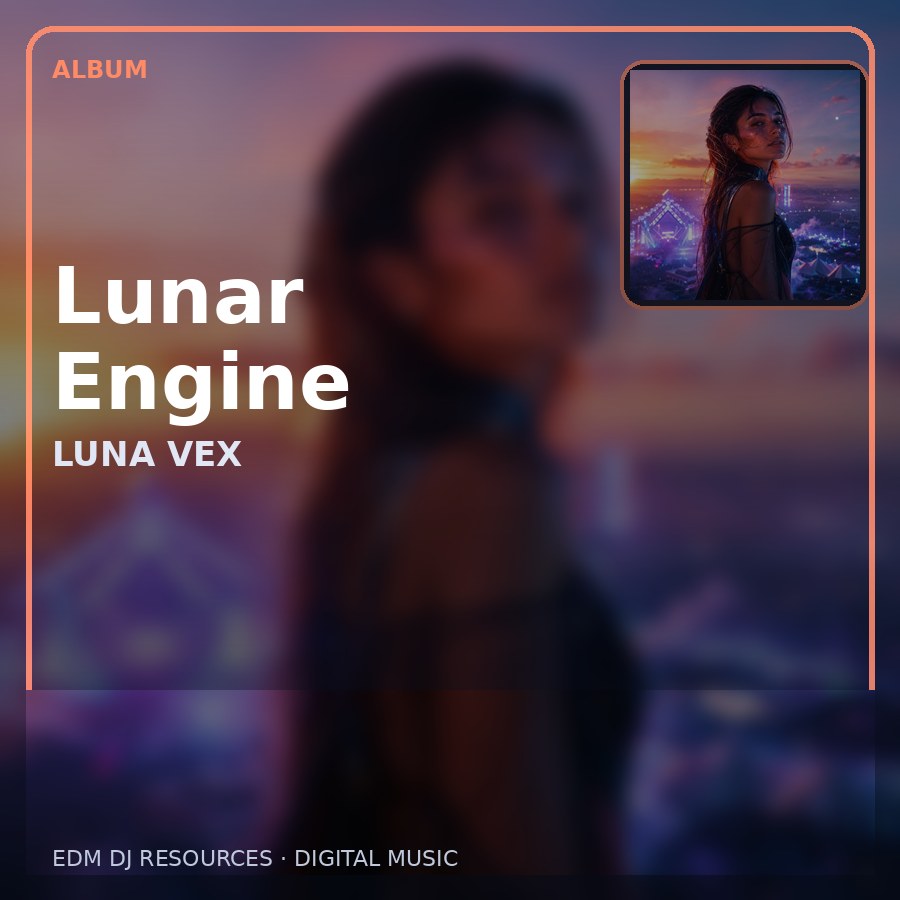 Lunar Engine illustrated album artwork