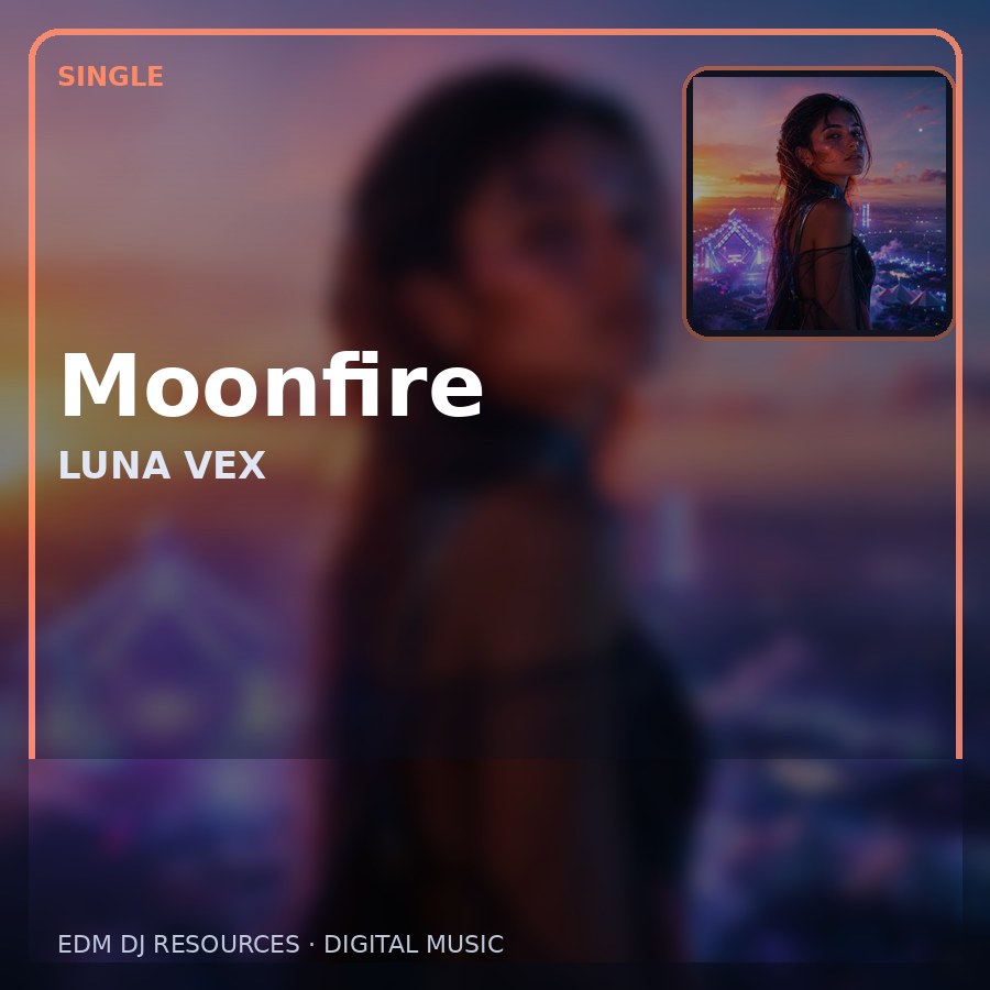 Moonfire illustrated album artwork