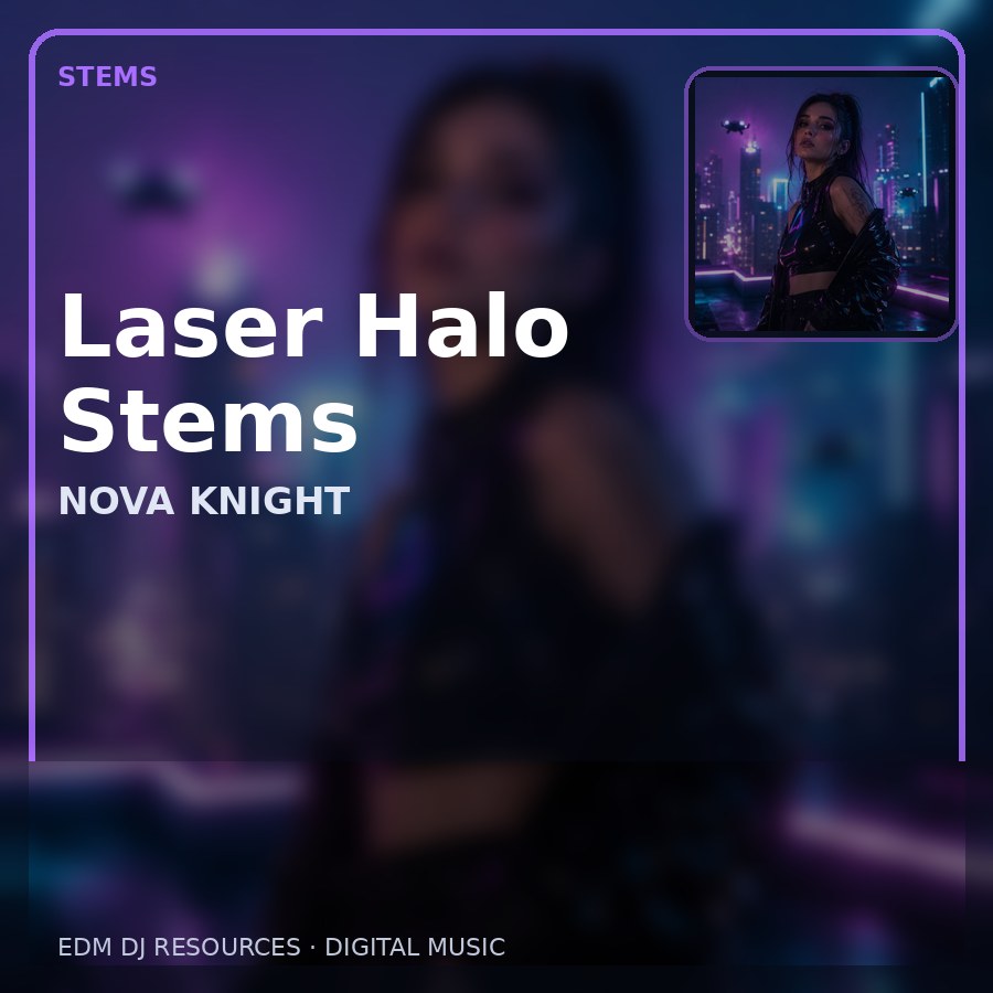 Laser Halo Stems illustrated album artwork